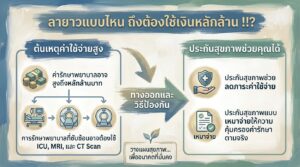 ลายาวแบบไหน? ค่ารักษาพยาบาลหลักล้าน!