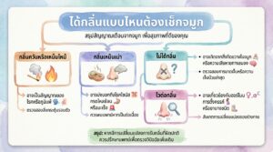 ได้กลิ่นแบบไหนต้องเช็กจมูก: สัญญาณเตือนสุขภาพที่คุณต้องรู้