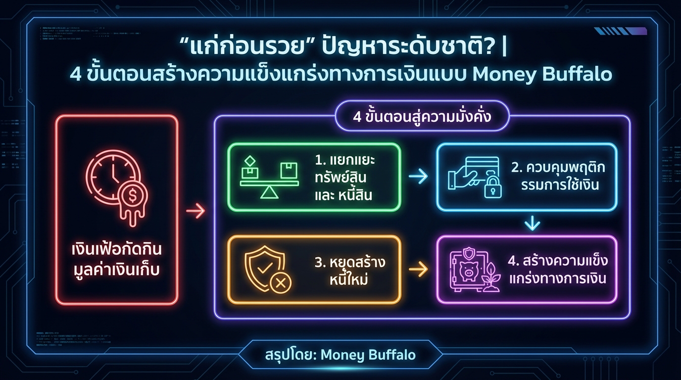 “แก่ก่อนรวย” ปัญหาระดับชาติ? | สร้างความแข็งแกร่งทางการเงิน