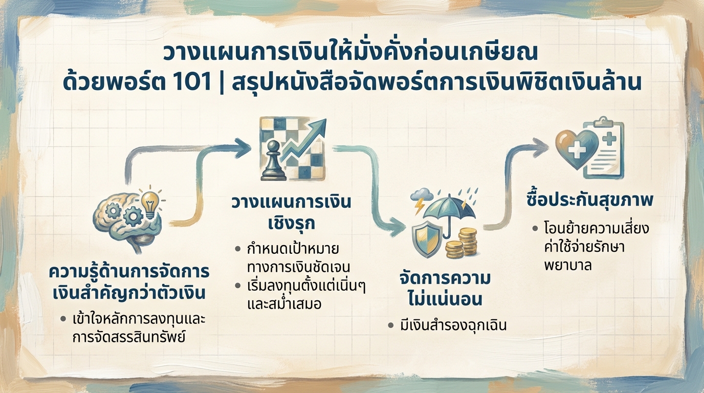 วางแผนการเงินก่อนเกษียณ: พอร์ต 101 พิชิตเงินล้าน | การเงิน