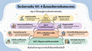 ปีระมิดการเงิน 101: 4 ขั้นตอนสู่การจัดการเงินครบวงจร