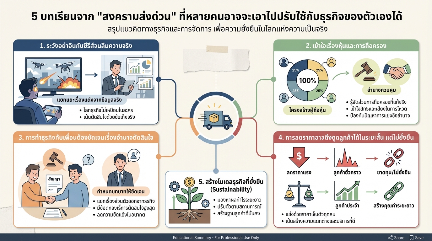 5 บทเรียนจาก “สงครามส่งด่วน” ที่ธุรกิจนำไปปรับใช้ได้
