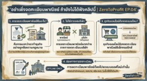 อย่าเพิ่งจดทะเบียนพาณิชย์ ถ้ายังไม่ได้ฟังคลิปนี้ | ZeroToProfit EP.04