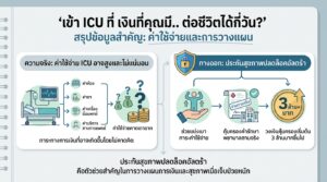 เข้า ICU ที เงินที่คุณมี.. ต่อชีวิตได้กี่วัน? คำตอบที่ต้องรู้