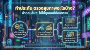 ทำประกัน ตรวจสุขภาพอะไรบ้าง? เช็กเลย! ไม่ใช่ทุกคนที่ต้องตรวจ
