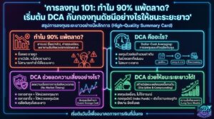 การลงทุน 101: DCA กับกองทุนดัชนี ชนะตลาดระยะยาว