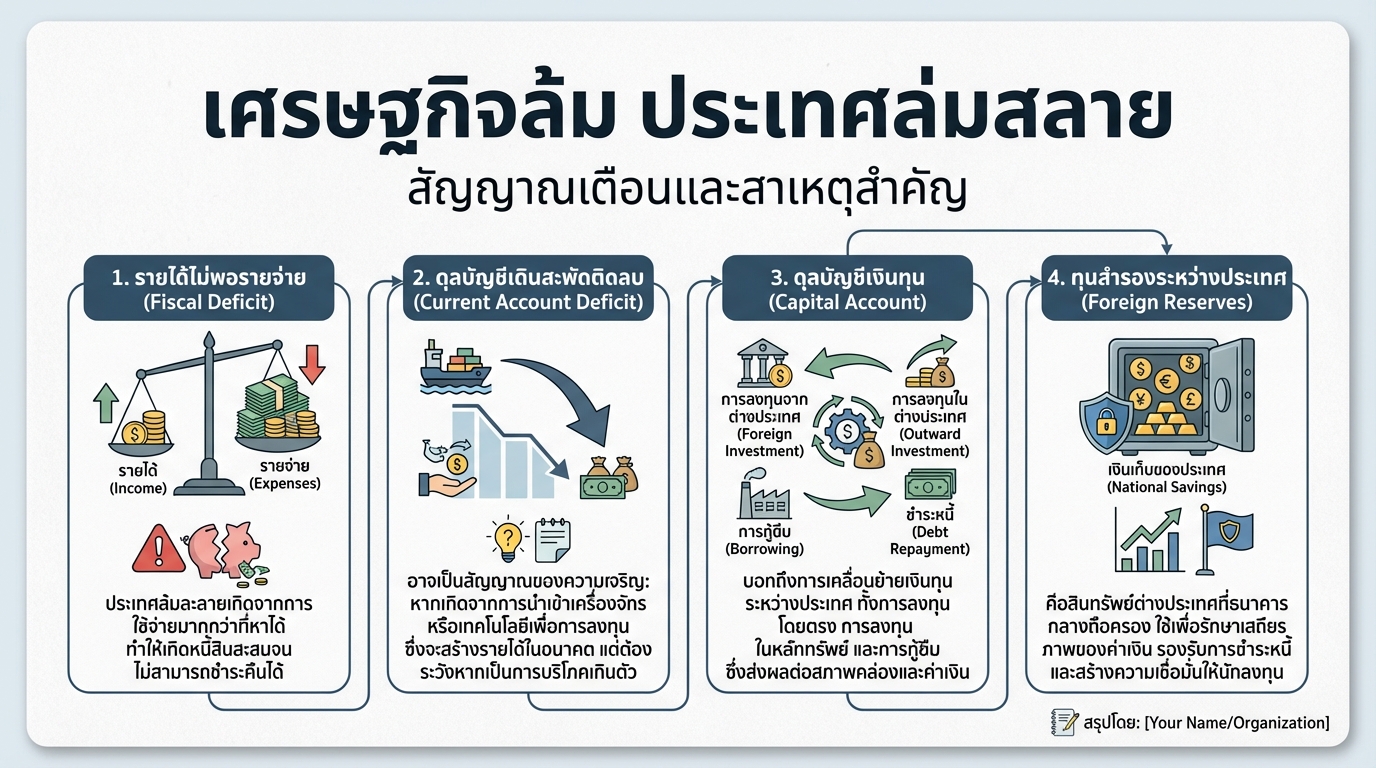 เศรษฐกิจล้ม ประเทศล่มสลาย: วิเคราะห์เจาะลึกจาก The Secret Sauce