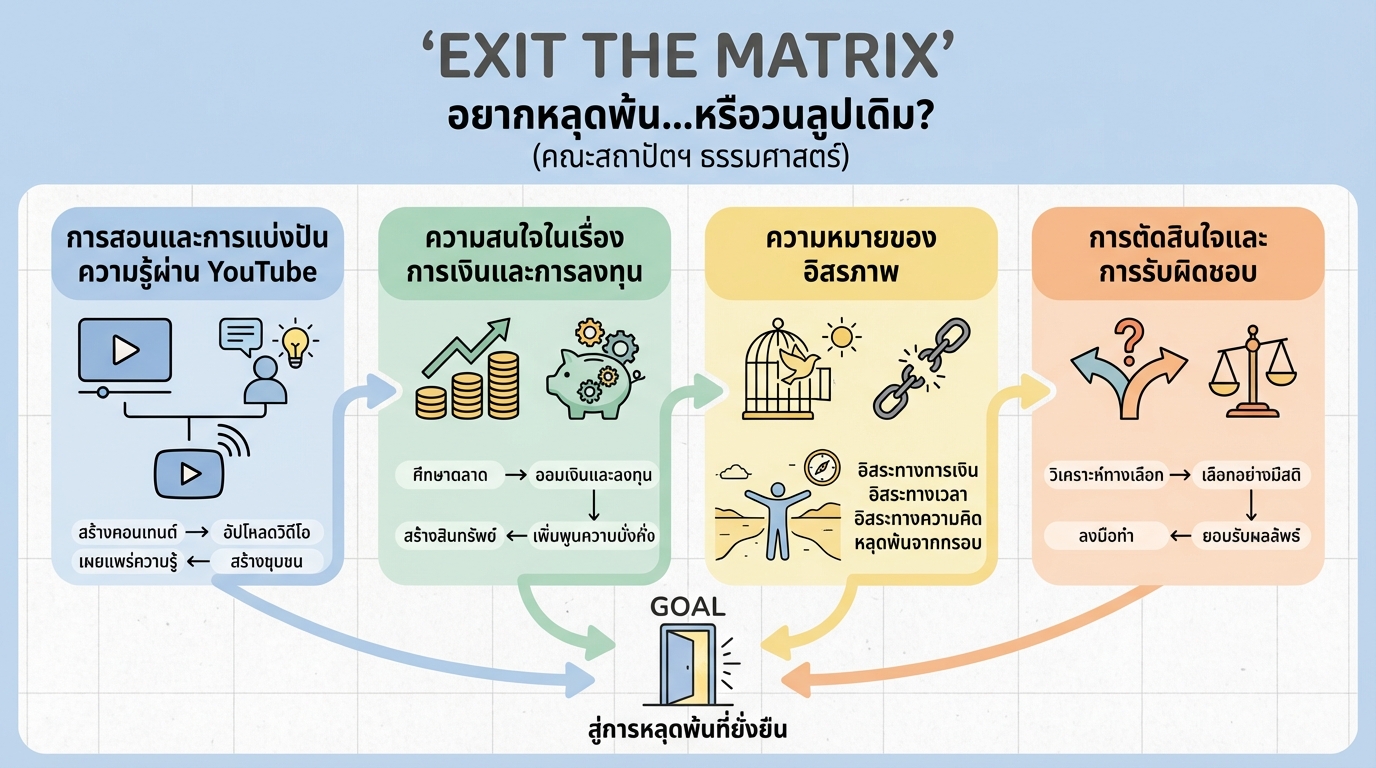 Exit The Matrix: หลุดพ้นหรือวนลูป? เจาะลึกการเงินและการใช้ชีวิต