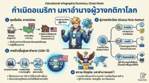 กำเนิดอเมริกา มหาอำนาจผู้วางกติกาโลก | เจาะลึกเศรษฐกิจโลก EP.11