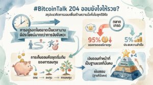 BitcoinTalk 204: ออมยังไงให้รวย? แนวทางการเงินและการลงทุน