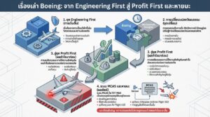 เรื่องเล่า Boeing: จาก Engineering First สู่ Profit First และหายนะ