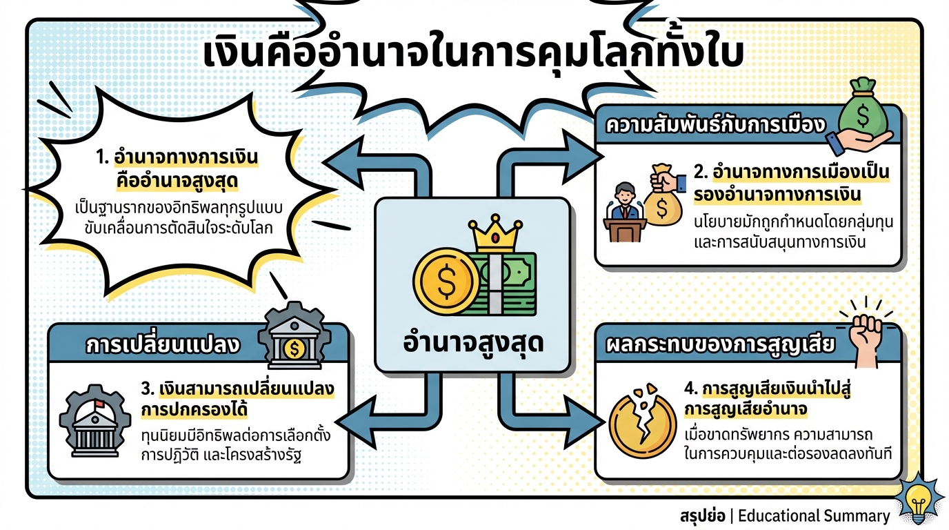 เงินคืออำนาจในการคุมโลกทั้งใบ: เจาะลึกอำนาจทางการเงิน #ยีราฟพารวย