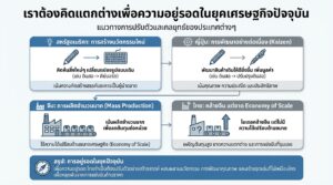 เราต้องคิดแตกต่างเพื่อความอยู่รอดในยุคเศรษฐกิจปัจจุบัน