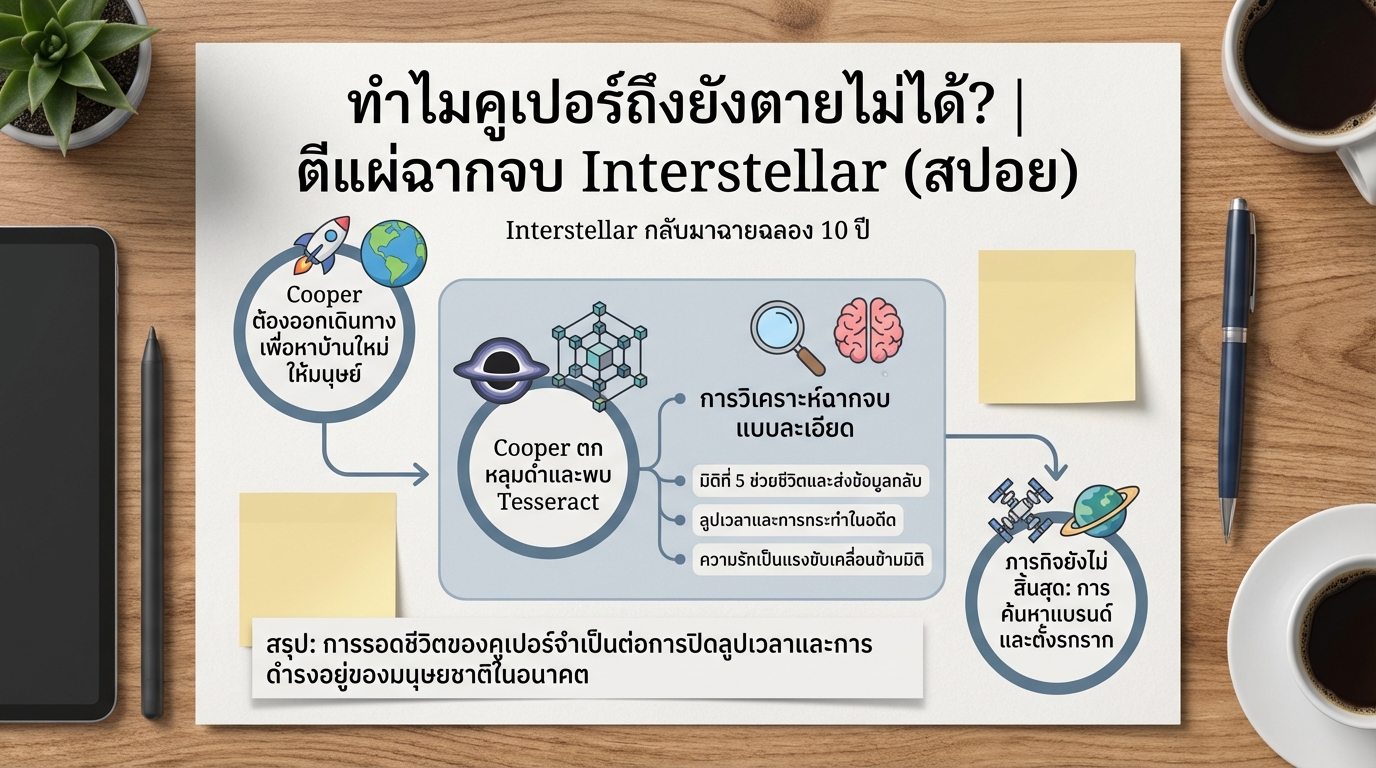 ทำไมคูเปอร์ถึงยังตายไม่ได้? | ตีแผ่ฉากจบ Interstellar (สปอย)