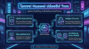 โลกงง! Huawei ปล่อยชิป 7nm: การกลับมาอย่างน่าทึ่งของวงการเทคโนโลยี