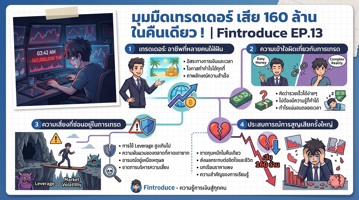 มุมมืดเทรดเดอร์: เปิดประสบการณ์สูญเสีย 160 ล้านในคืนเดียว!