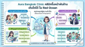 Aura Bangkok Clinic: คลินิกจิ้มหน้าพันล้าน เติบโตใน Red Ocean