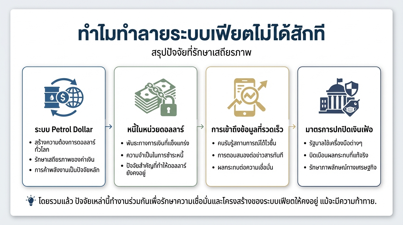 ทำไมทำลายระบบเฟียตไม่ได้สักที: เจาะลึกกลไกและปัจจัยค้ำยัน