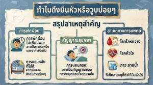 ทำไมถึงมึนหัวหรือวูบบ่อยๆ สาเหตุและวิธีรับมือ