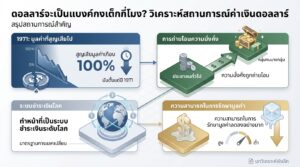 ดอลลาร์จะเป็นแบงค์กงเต็กกี่โมง? วิเคราะห์เจาะลึกค่าเงินดอลลาร์