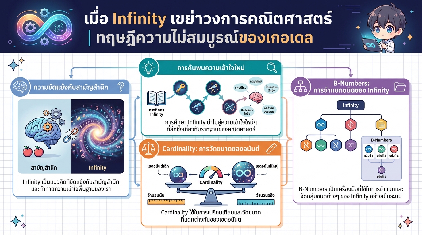 เมื่อ Infinity เขย่าวงการคณิตศาสตร์ | Gödel’s Incompleteness Theorems