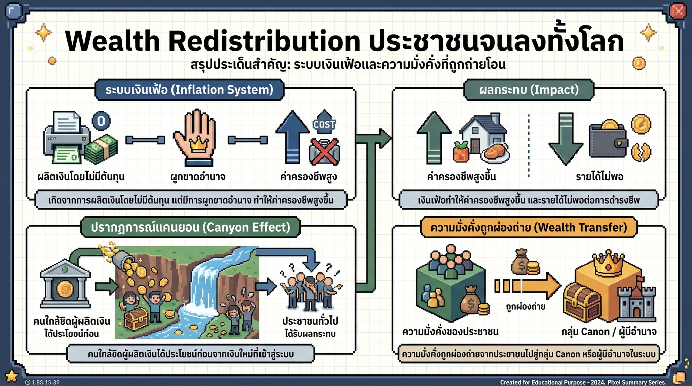 Wealth Redistribution: ทำไมประชาชนทั่วโลกถึงจนลง?