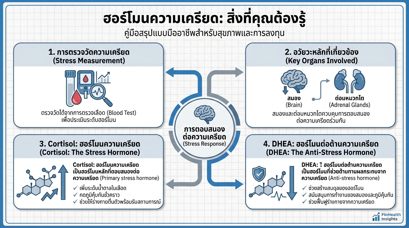 ฮอร์โมนความเครียด: เรื่องที่คุณต้องรู้ พร้อมวิธีจัดการ | การงง การเงิน