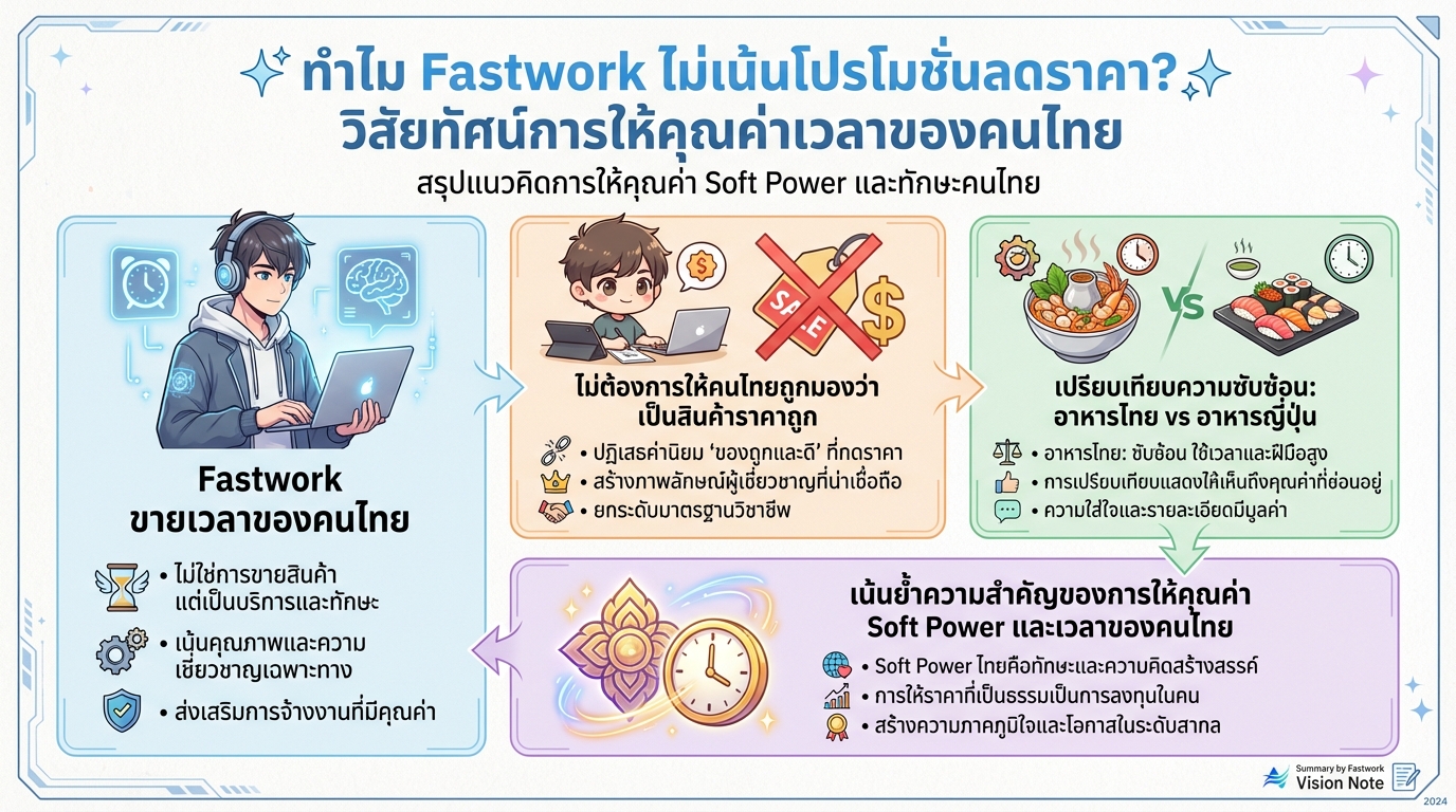 Fastwork: วิสัยทัศน์ที่ไม่เน้นลดราคา และคุณค่าเวลาคนไทย