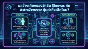 ผลข้างเคียงวัคซีน Sinovac vs AstraZeneca: ฉีดอะไรดี?