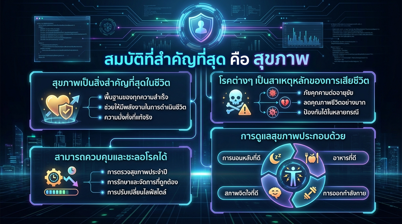 สมบัติที่สำคัญที่สุด คือ สุขภาพ: เวชศาสตร์ป้องกันและฟื้นฟูสุขภาพ