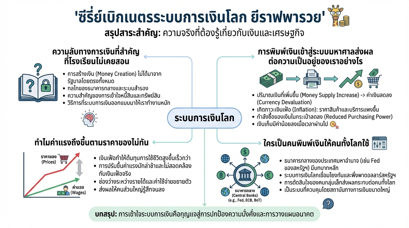ซีรี่ย์เบิกเนตรระบบการเงินโลก ยีราฟพารวย | ApexWealthOfficial