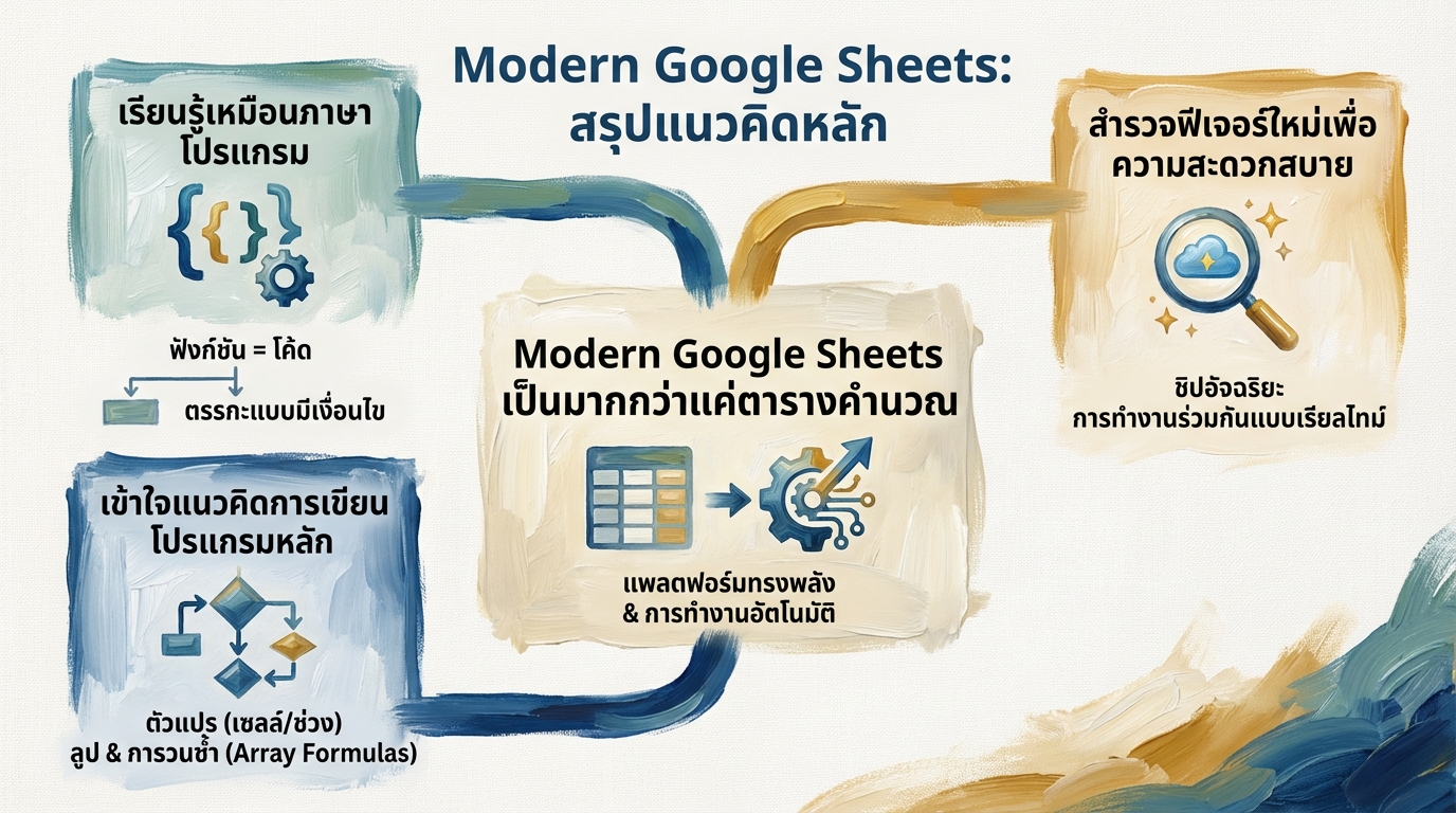 Modern Google Sheets: เปลี่ยนมุมมองสู่การเขียนโปรแกรม