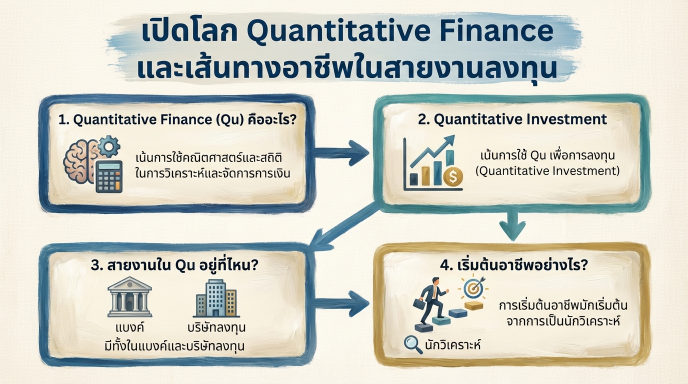 เปิดโลก Quantitative Finance และเส้นทางอาชีพในสายงานลงทุน