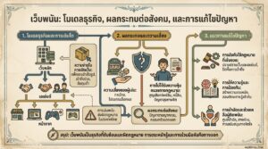 เว็บพนัน: โมเดลธุรกิจ, ผลกระทบต่อสังคม, และแนวทางการแก้ไข