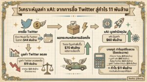 วิเคราะห์ xAI: Elon Musk พลิกเกมจาก Twitter สู่กำไร 11 พันล้าน