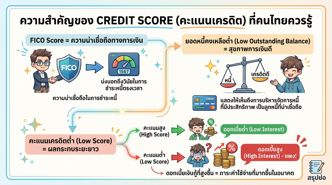 ความสำคัญที่คนไทยต้องเข้าใจเรื่อง Credit Score