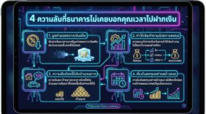 4 ความลับที่ธนาคารไม่เคยบอกคุณ! เรื่องเงินฝากที่คุณต้องรู้
