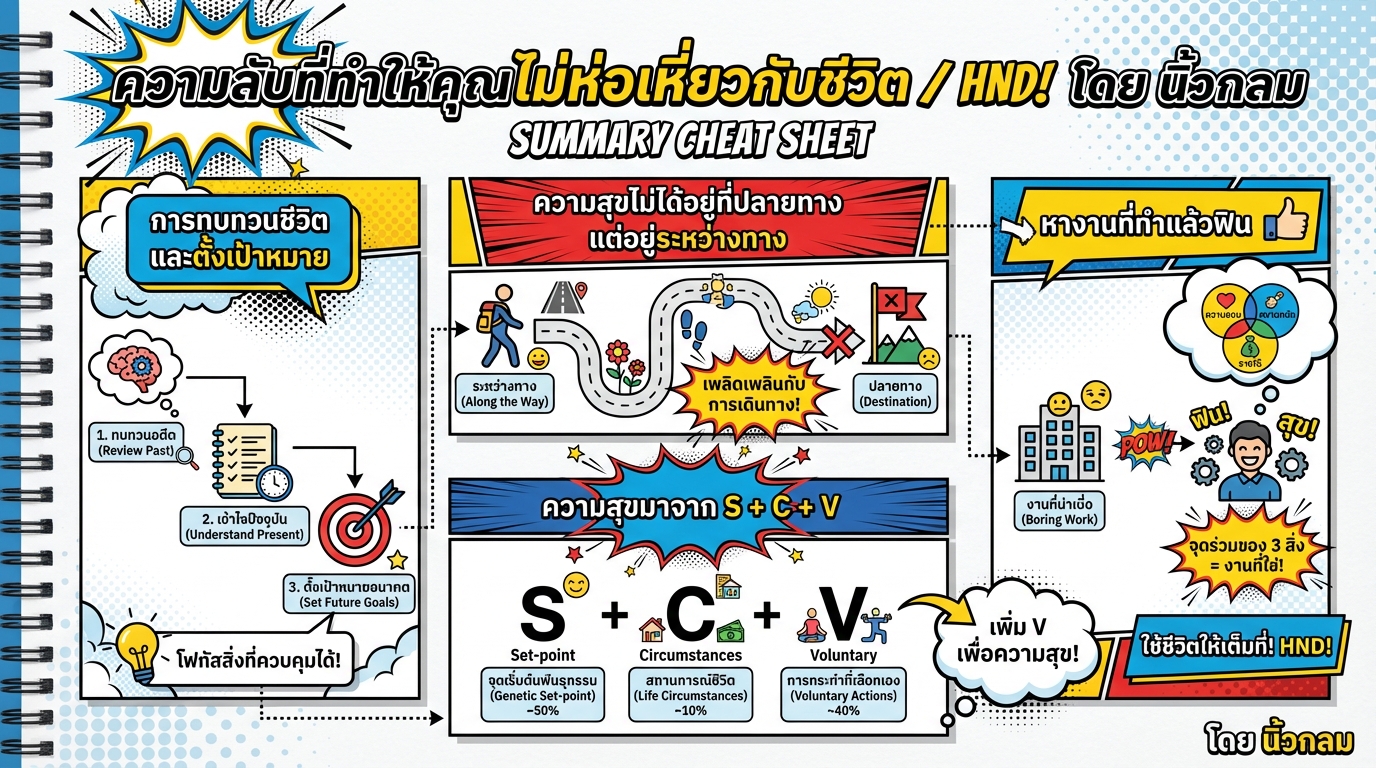 ความลับที่ทำให้คุณไม่ห่อเหี่ยวกับชีวิต / HND! โดย นิ้วกลม
