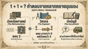 1 + 1 = ? ไขปริศนาคำตอบจากหลากหลายอาชีพ