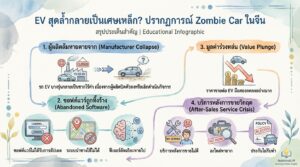 EV สุดล้ำกลายเป็นเศษเหล็ก? ปรากฏการณ์ Zombie Car ในจีน