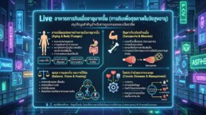 Live อาหารการกินเมื่ออายุมากขึ้น: คู่มือฉบับสมบูรณ์สำหรับผู้สูงวัย