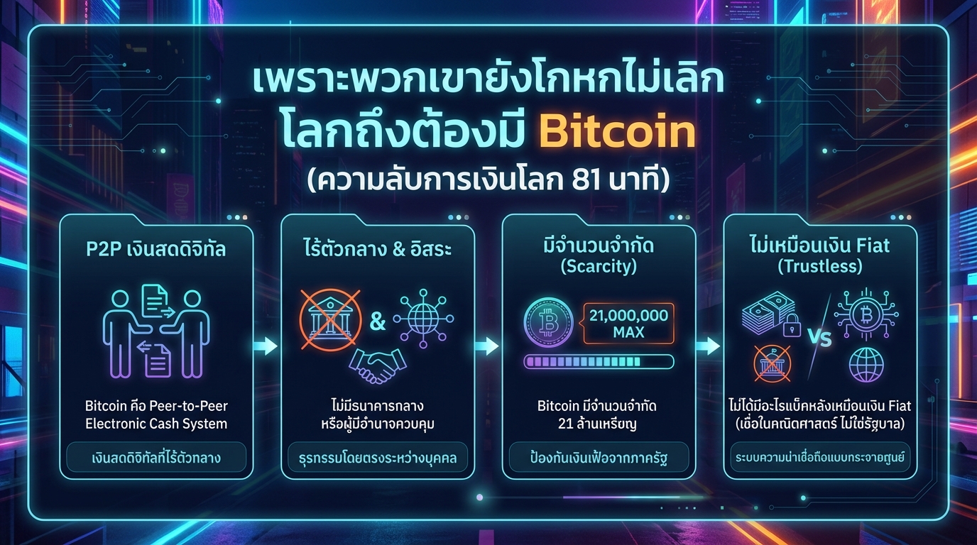 เพราะพวกเขายังโกหกไม่เลิก โลกถึงต้องมี Bitcoin