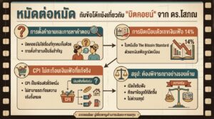 หมัดต่อหมัด กับข้อโต้แย้งเกี่ยวกับ "บิตคอยน์" จาก ดร.โสภณ