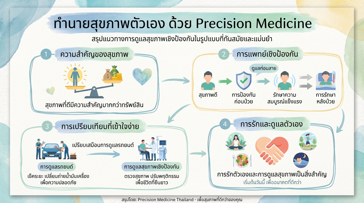 ทำนายสุขภาพตัวเอง ด้วย Precision Medicine by หมอแอมป์
