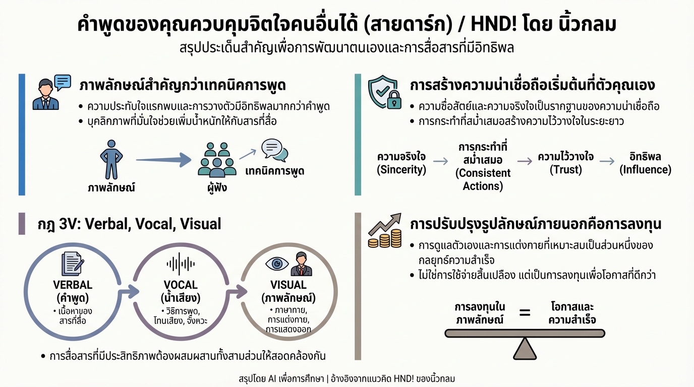 คำพูดควบคุมจิตใจคนอื่นได้ (สายดาร์ก) ฉบับนิ้วกลม | การเงิน