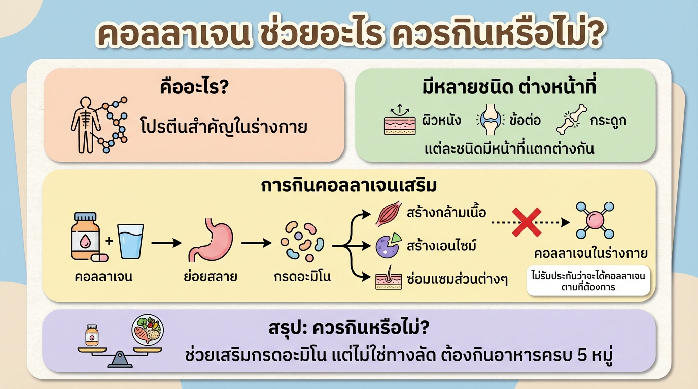 คอลลาเจน ช่วยอะไร ควรกินหรือไม่? #Collagen | การงง การเงิน