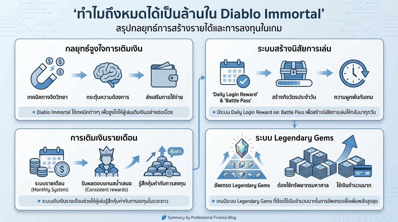 ทำไม Diablo Immortal ถึงดูดเงินผู้เล่นได้เป็นล้าน