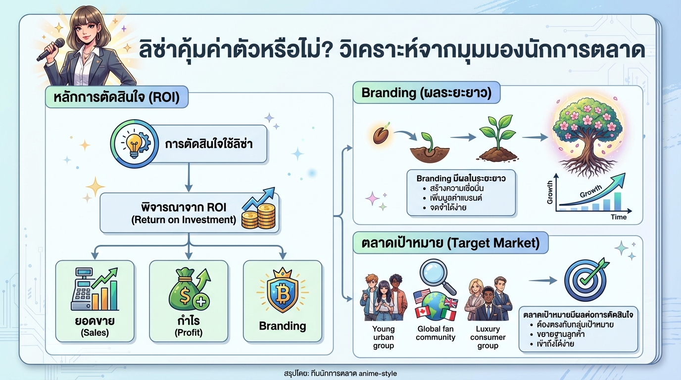 ลิซ่าคุ้มค่าตัวไหม? วิเคราะห์จากมุมมองนักการตลาด