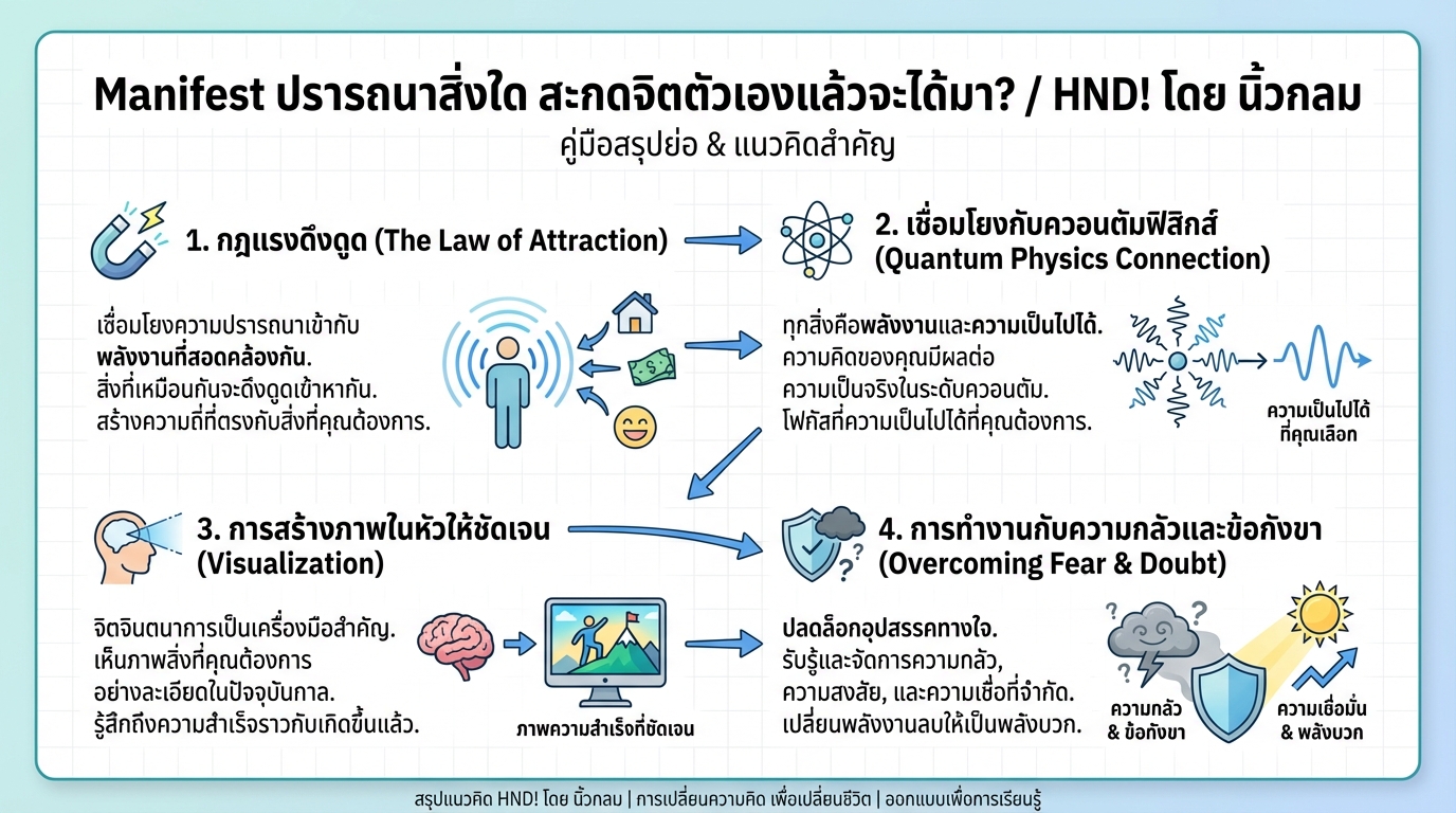 Manifest ปรารถนาสิ่งใด สะกดจิตตัวเองแล้วจะได้มา? / HND! โดย นิ้วกลม