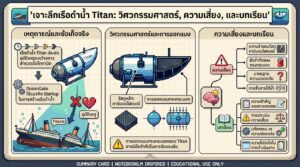 เจาะลึกโศกนาฏกรรมเรือดำน้ำ Titan: วิศวกรรมศาสตร์และความเสี่ยง